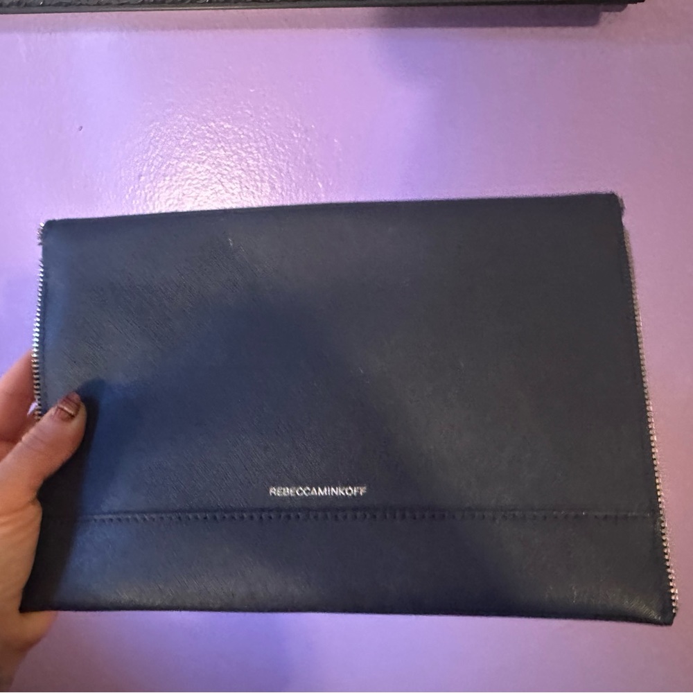 Rebecca Minkoff Midnight Blue Envelope Clutch - Picture 7 of 16